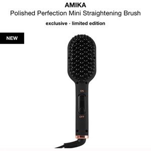 Amika Mini Polished Perfection Straightening Brush